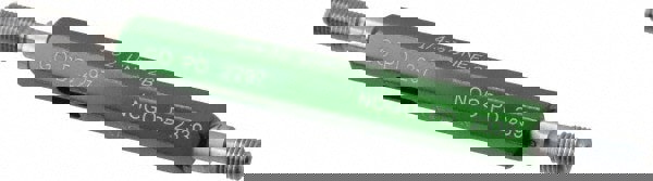 Plug Thread Gage: 1/4-32 Thread, 2B Class, Double End, Go & No Go